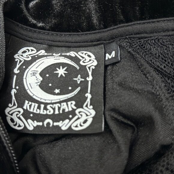 Killstar Black Dress Sz M Lace Whimsygoth Sexy Witch Wicca Halloween Goth - Picture 3 of 11